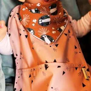 Bavoir bandana "Frimousse de panthère" -  Collection Zoé