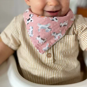 Bavoir bandana "Chiens POP" -  Collection Lazare