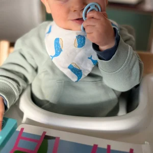 Bavoir bandana "Capitaine Gabin" -  Collection Gabin