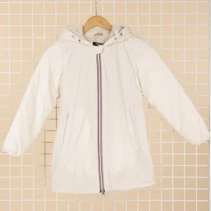 Veste fourrée LJ modèle long - BLANC