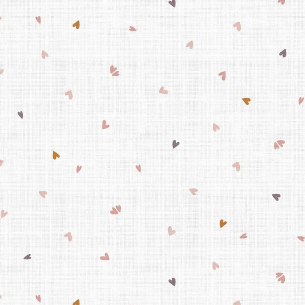 KIT Tapis à langer nomade Popi Ptits coeurs/Vieux rose – Image 2