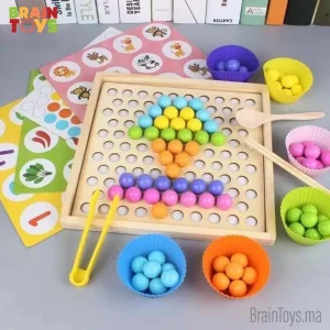Beaded Memory Two-in-one Game