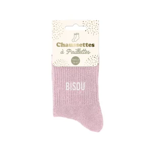 Chaussettes à paillettes BISOUS Parme