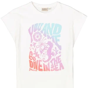 T shirt Fiorella Blanc