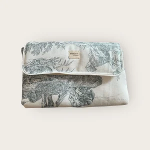 Tapis à langer nomade toile de jouy