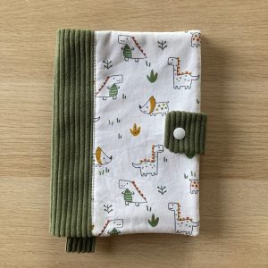 KIT Protège carnet de santé Tibobo Dino (2 coloris)