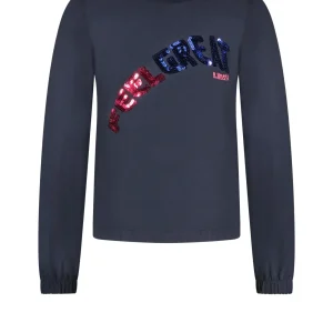 Sweat avec ourlet - feel great - marine - Automnehiver 22