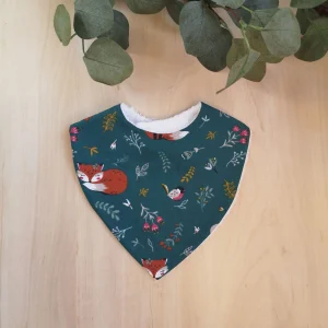 Bavoir bandana évolutif •Animaux de la forêt•