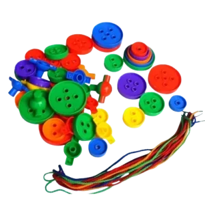 Jeu de construction Boutons avec modèles