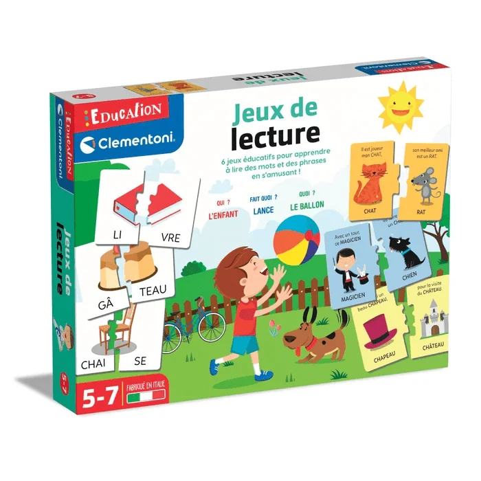 Jeu d’apprentissage de la Lecture