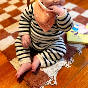 Bavoir bandana "Douce prairie" -  Collection Arlo