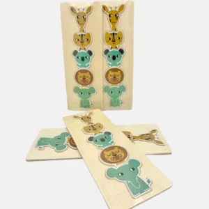 Puzzle animaux sauvages gigogne