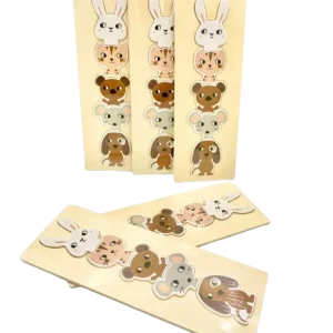 Puzzle animaux domestiques gigogne