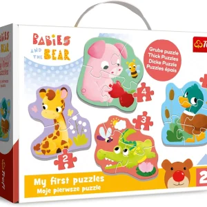 Premier Puzzle pour bébé 2ans – Animaux de la Terre type 2
