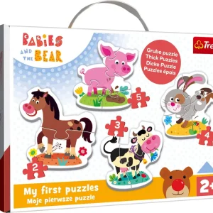 Premier Puzzle pour bébé 2ans – Animaux de la Terre type 1