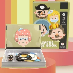 Puzzle magnétique de dressing – jeu éducatif 84 Pieces